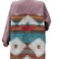 Aztec Print Button Up Jacket - DAVERRI FASHIONS