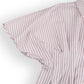 Striped Short Sleeve Button-Up Shirt - DAVERRI FASHIONS