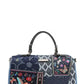 Bosque De Amor Denim Boston Bag - DAVERRI FASHIONS