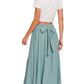 Zenana Heavy Woven Span Crop Tee & Skirt Set Outfit Sets