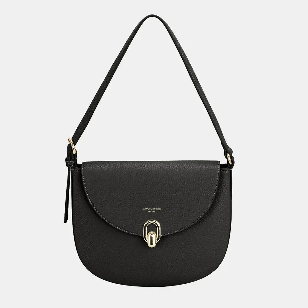 David Jones Metal Buckle Shoulder Bag - DAVERRI FASHIONS