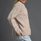 Umgee Cable Knit Cozy Sweater - DAVERRI FASHIONS