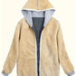 Full Size Sherpa Lined Zip-Up Hoodie - DAVERRI FASHIONS