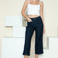 Judy Blue Full Size Side Seam Braid Detail Crop Wide Leg Jeans Jeans