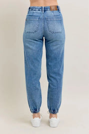Judy Blue Full Size High Waist Denim Jogger | Jeans Daverri Fashions