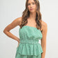 MABLE Gingham Tube Top and Shorts Set