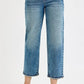 RISEN Full Size High Rise Crop Boyfriend Jeans Plus Size - DAVERRI FASHIONS