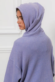 BiBi Washed Waffle Thermal Hooded Jacket | Daverri Fashions