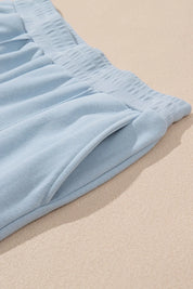Half Zip Long Sleeve Top and Joggers Set | Loungewear Sets Daverri Fashions