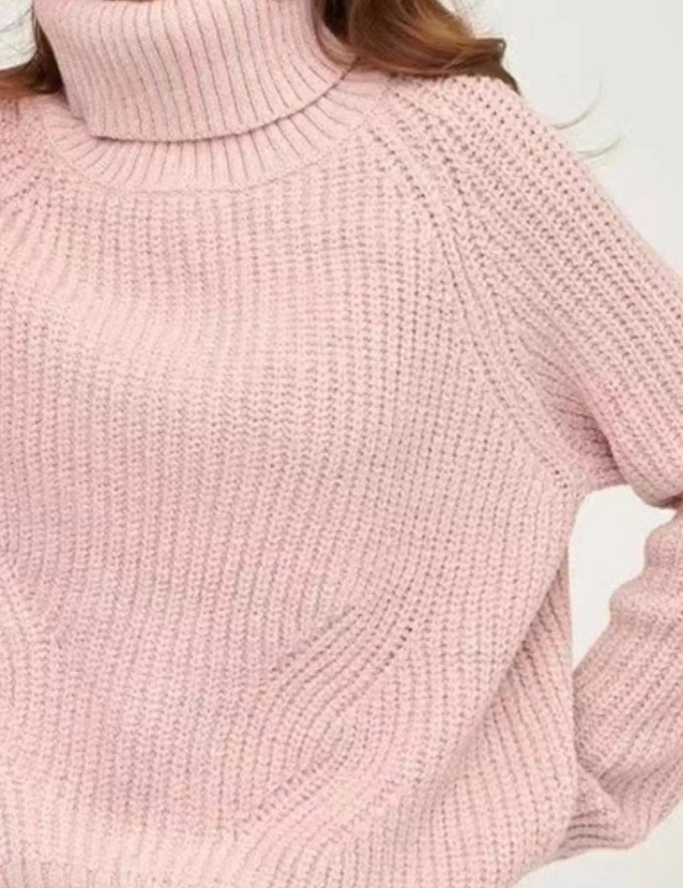 Turtleneck Long Sleeve Sweater | Sweaters Daverri Fashions