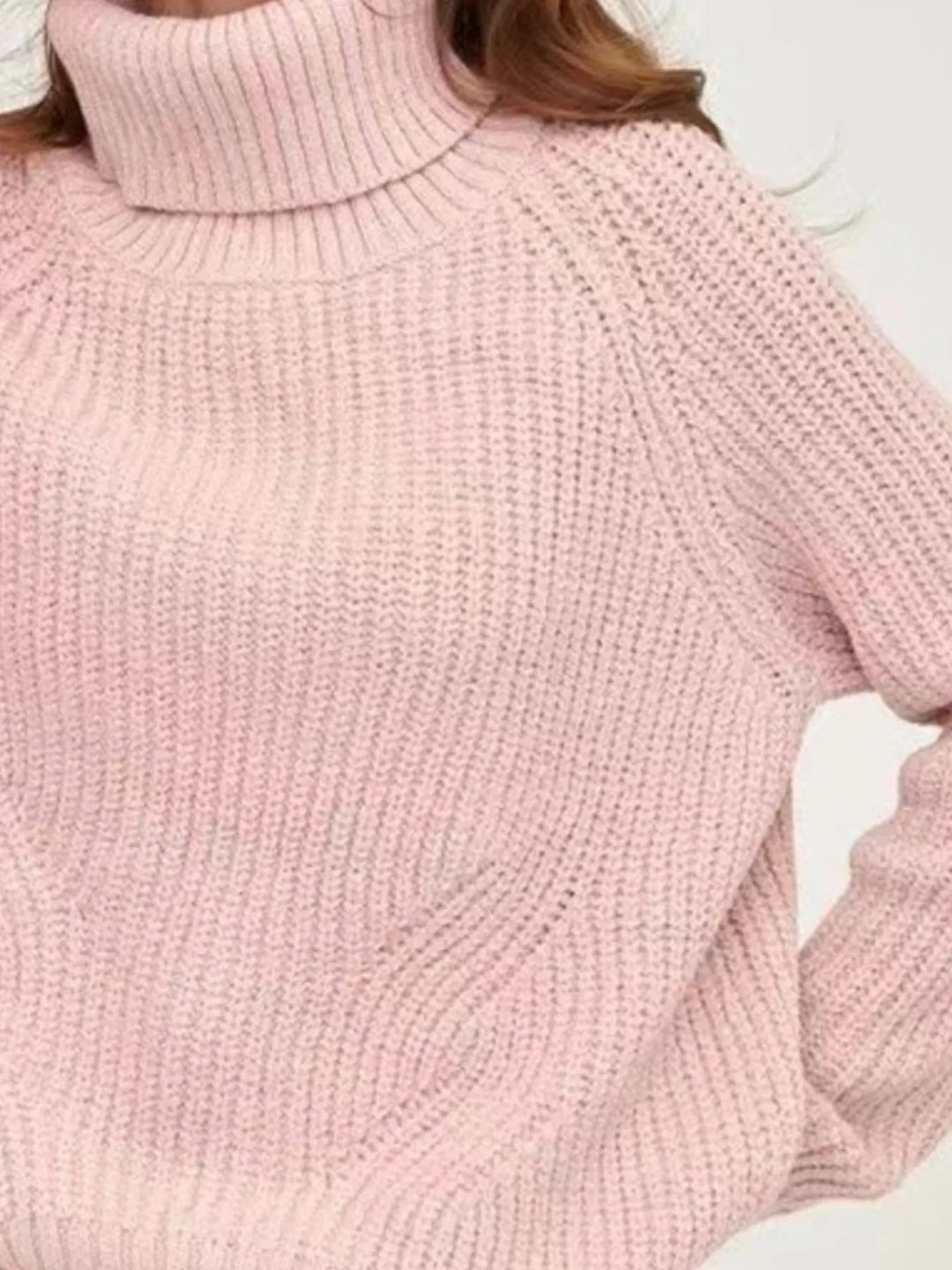 Turtleneck Long Sleeve Sweater | Sweaters Daverri Fashions