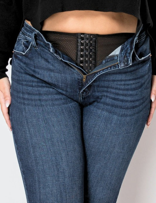 Artemis Vintage Plus Corset Super Skinny Jeans | Jeans Daverri Fashions