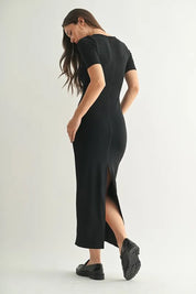 MONO B Laguna Soft Drape Maxi Dress | Daverri Fashions