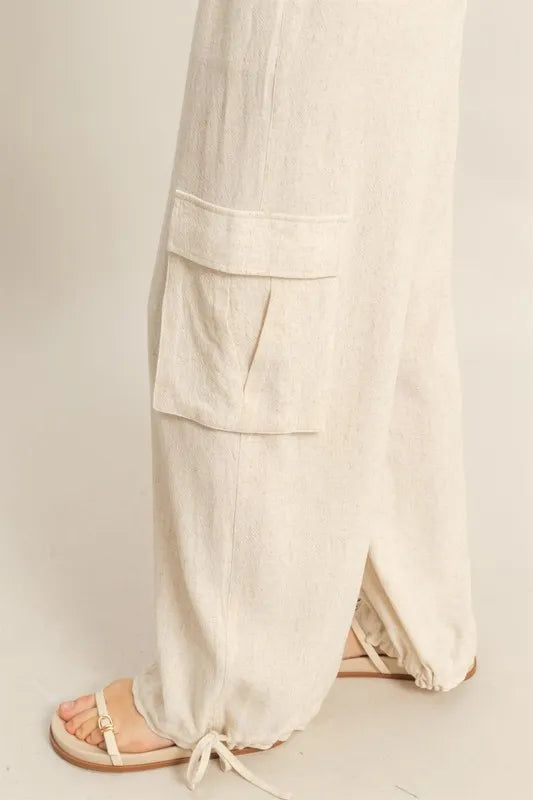 HYFVE Crop Top and Cargo Pants Set Outfit Sets
