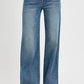 RISEN Full Size Tummy Control High Rise Wide Adjustable Waist Band Jeans Plus Size Medium Jeans