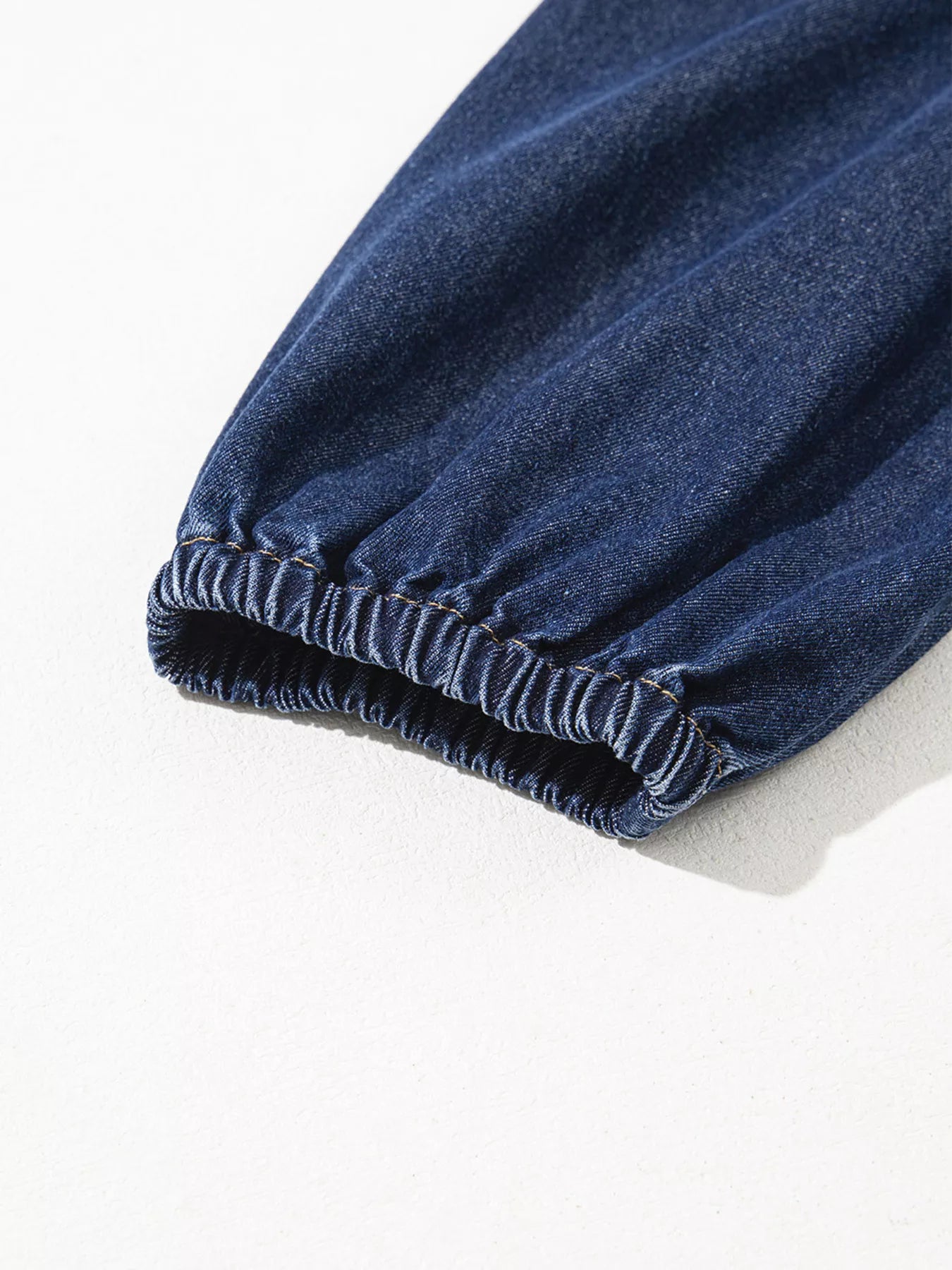 V Neck Collared Single Chest Pocket Long Sleeve Denim Dress | Mini Dresses Daverri Fashions