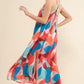 And the Why Printed Crisscross Back Cami Dress - DAVERRI FASHIONS