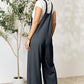 Double Take Full Size Wide Strap Overall with Pockets Overalls