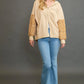 Umgee Sequined French Terry Jacket Jackets