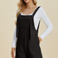 Double Take Textured Shortalls Plus Size Shortalls