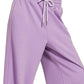 Zenana Scuba Drawstring Pants Lavender - DAVERRI FASHIONS