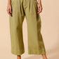 SO ME Mid Rise Wide Leg Chino Pants With Pockets Pants