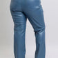 Judy Blue Full Size High Waist Tummy Control Faux Leather Bootcut Pants Plus Size