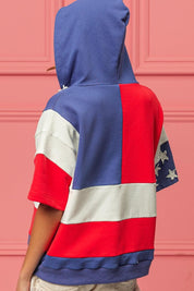 BiBi American Flag Theme Hoodie | Hoodies Daverri Fashions