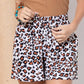 And The Why Wrinkle-free Stretchy Cooling Fabric Shorts LEOPARD L