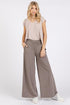 Mittoshop Yoga Air Stretch Elastic Waist Wide Leg Pants - DAVERRI FASHIONS