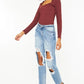 Kancan High Rise Distressed Boyfriend Jeans Jeans
