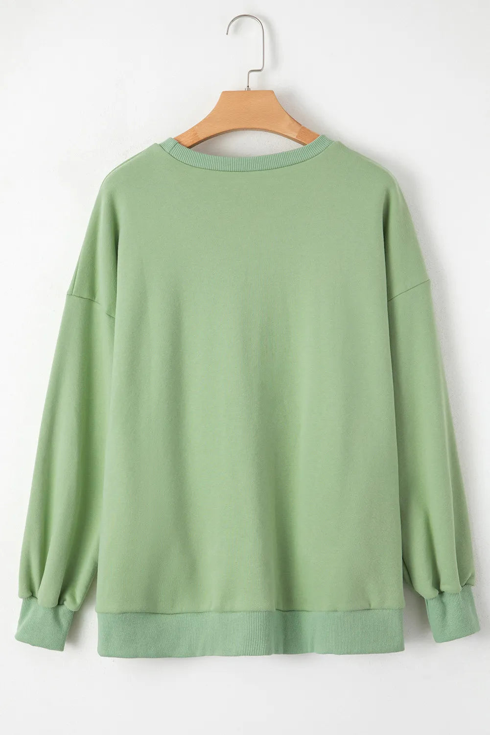 Round Neck Long Sleeve Sweatshirt | Sweatshirts Daverri Fashions