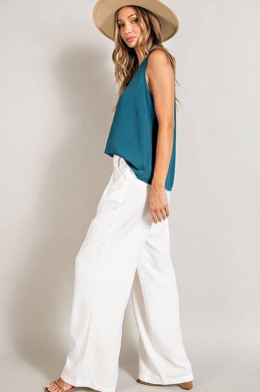 Relaxed straight pants Pants