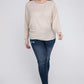 Zenana Plus Batwing Sleeve Knit Top-Casual Comfort Shirts & Tops