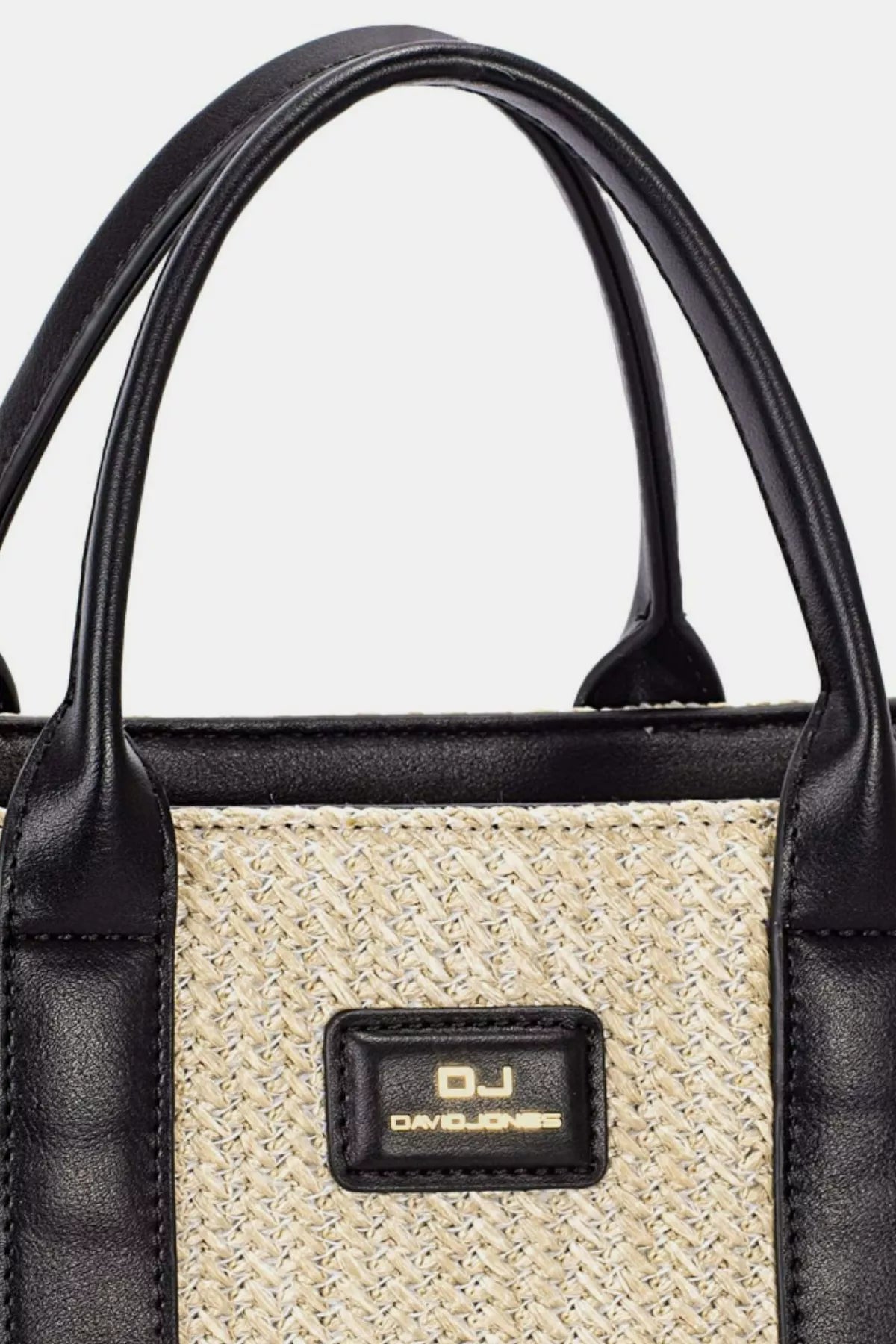 David Jones Square Woven Tote Handbag | Tote Bags Daverri Fashions