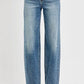 RISEN Full Size Distressed Wide Leg Jeans Plus Size Medium 9(29)