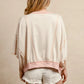 BiBi Leopard Print Texas Patchwork Overlock Stitch Top Tops