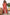 Perfee Wide Leg Overalls with Front Pockets Orange-Red S