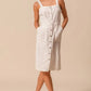 SO ME Button Down Pocket Front Pinafore Dress