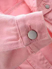 Full Size Cropped Denim Jacket Plus Size | Jackets Daverri Fashions