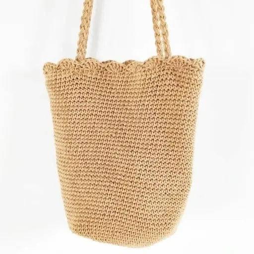 Scalloped bucket tote bag Handbags