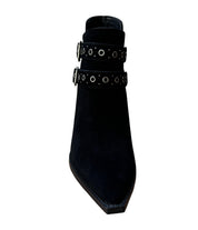 Elsa Suede Ankle Boot in Black Shoes