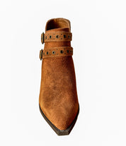 Elsa Leather Ankle Boot in Tan Shoes