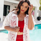 Very J Lace Button Down Shirt Shirts
