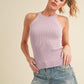 Aemi + Co Grecian Neck Ribbed Tank - DAVERRI FASHIONS