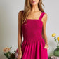 ADORA Smocking Top Wide Leg Jumpsuit Jumpsuits