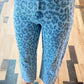 Leopard Print High-Waisted Relaxed Fit Jeans - DAVERRI FASHIONS