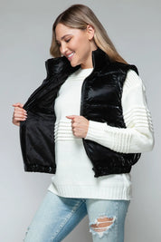Snobbish Fine Fur Lining Quilted Vest | Vest Jackets Daverri Fashions