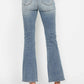 Judy Blue Full Size Tummy Control Back Embroidered Pocketed Bootcut Jeans Plus Size