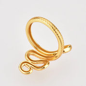 925 Sterling Silver Snake Shape Ring | Sterling Silver Rings Daverri Fashions